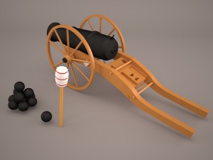 vessel cannon 3D Model
