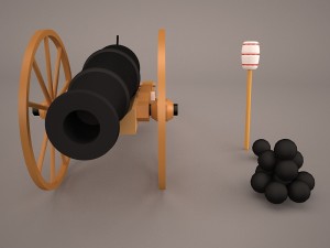 vessel cannon 3D Model