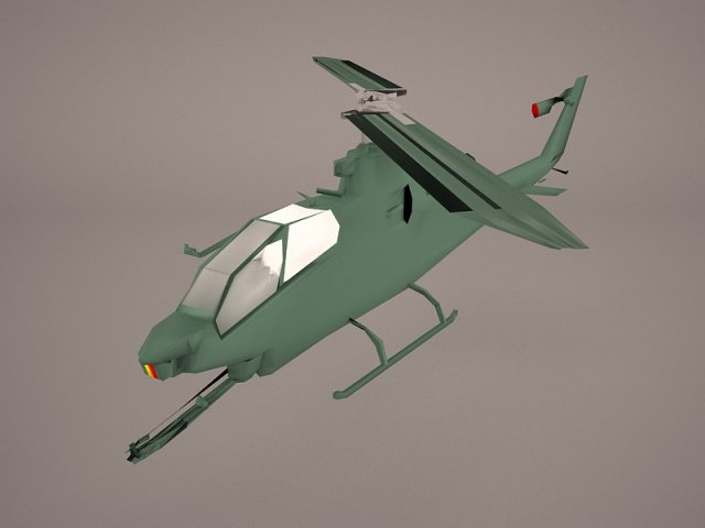 ah-1w cobra alt 3D 모델 .c4d .max .obj .3ds .fbx .stl .blend 