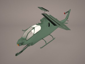 ah-1w cobra alt 3D Model