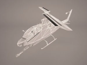 ah-1w cobra alt 3D Model