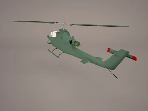 ah-1w cobra alt 3D Model