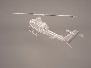 ah-1w cobra alt 3D Model