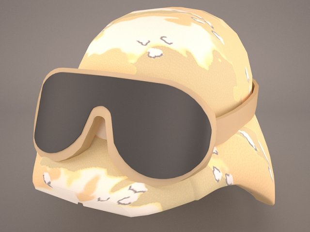 combat helmet ballistic 3D Модель .c4d .max .obj .3ds .fbx .stl .blend 