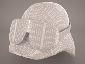 combat helmet ballistic 3D Модель