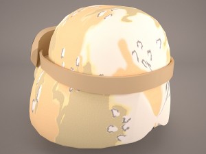 combat helmet ballistic 3D Модель