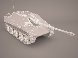 jagdpanther germany wwii tank destroyer Model 3D