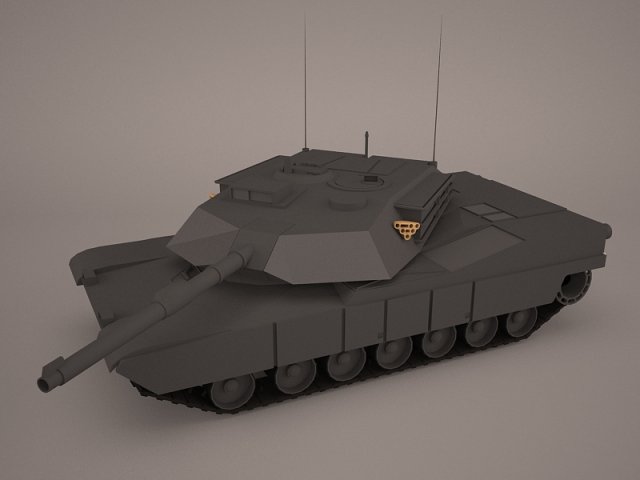 m1a1 abrams us tank 3D Model .c4d .max .obj .3ds .fbx .stl .blend 