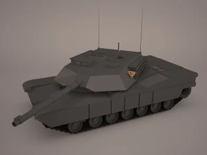 m1a1이 우리 탱크를 압도합니다 3D 모델