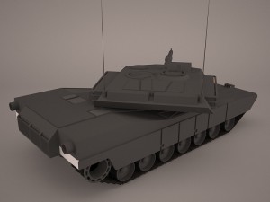 m1a1 abrams us tank 3D Model