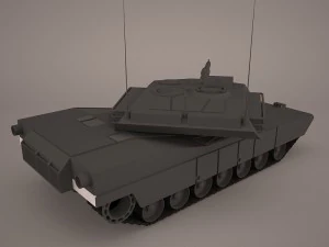 m1a1 abrams us tank 3D Model