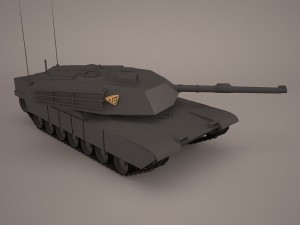 m1a1 abrams us tank 3D Model