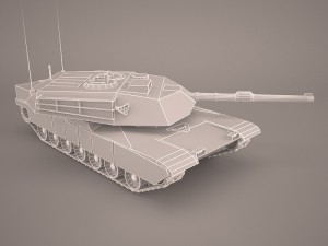 m1a1 abrams us tank 3D Model