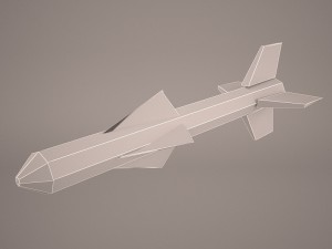 aim-120 amraam 3D Model