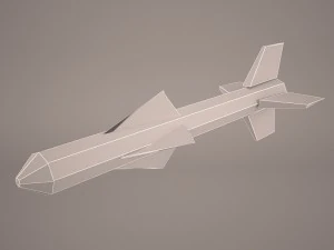 aim-120 amraam 3D Model