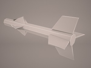 aim-120 amraam 3D Model