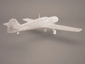 messerschmitt me109 3D Model