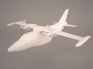 mitsubishi mu-2 Modelo 3D