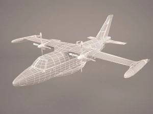 mitsubishi mu-2 3D Model
