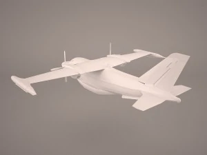 mitsubishi mu-2 3D Model