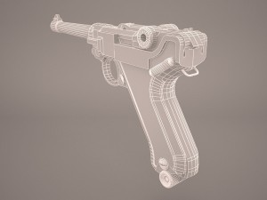 german luger pistol - wwii 3D 模型