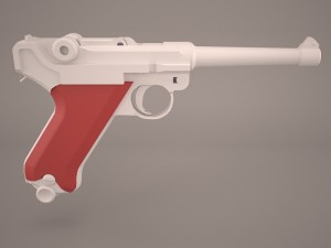 german luger pistol - wwii 3D 模型