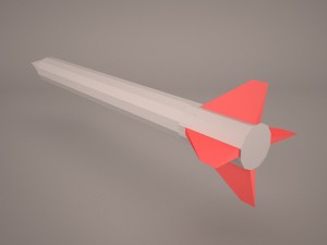 aim-120 amraam 3D Модель