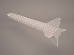 aim-120 amraam 3D Model