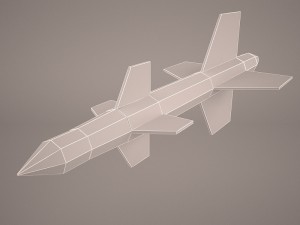 aim-120 amraam 3Dモデル