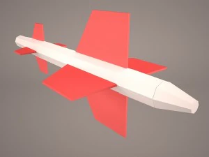 aim-120 amraam 3D Model