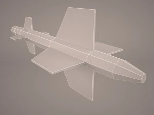 aim-120 amraam 3D Model