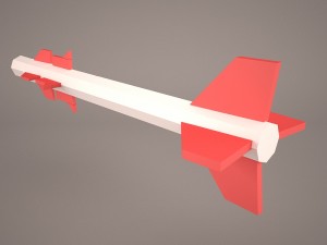 aim-120 amraam 3D Model