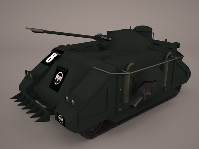 predator tank 3D Модель .c4d .max .obj .3ds .fbx .stl .blend 