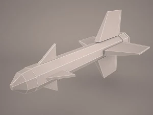 aim-120 amraam 3D Model
