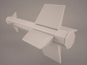aim-120 amraam 3D Model