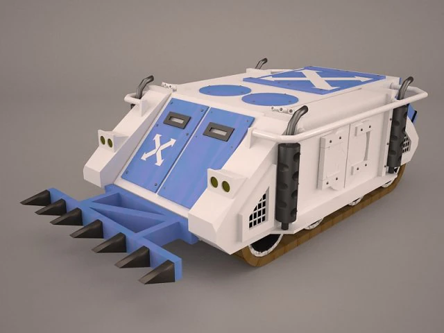 rhino tank 3D Model .c4d .max .obj .3ds .fbx .stl .blend 