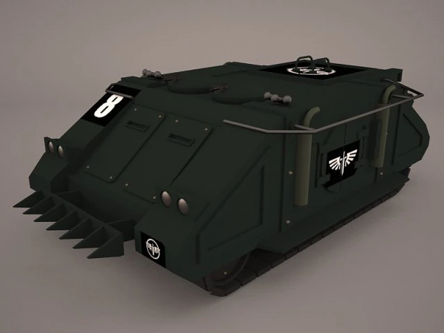 rhino tank 3D Model .c4d .max .obj .3ds .fbx .stl .blend 