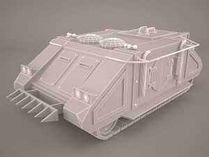 rhino tank Modelo 3D