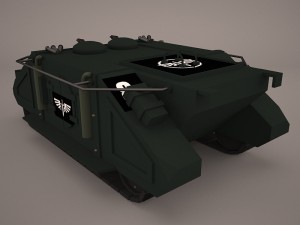 rhino tank Modelo 3D