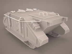 rhino tank Modelo 3D