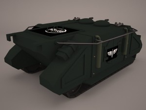 rhino tank Modelo 3D