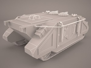 rhino tank Modelo 3D