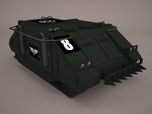 rhino tank Modelo 3D