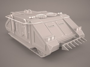rhino tank Modelo 3D