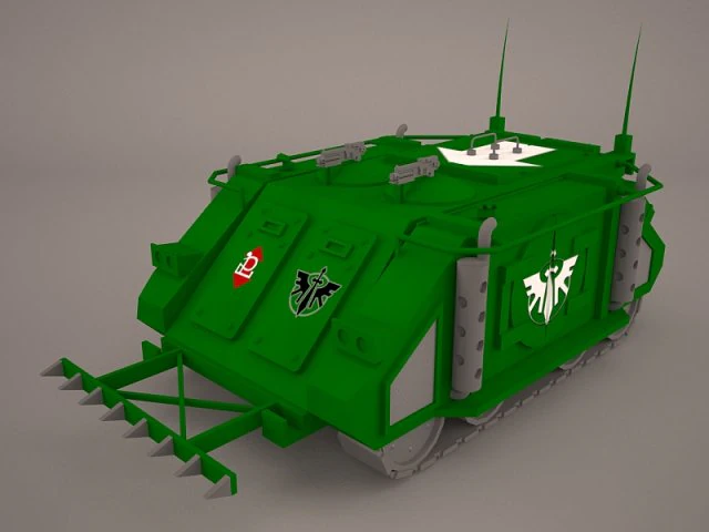 rhino tank 3D Model .c4d .max .obj .3ds .fbx .stl .blend 