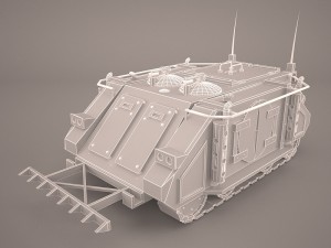 rhino tank 3D मॉडल