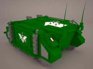 rhino tank 3D मॉडल