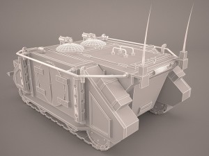 rhino tank 3D मॉडल
