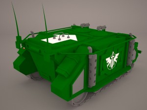 rhino tank 3D मॉडल