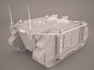rhino tank 3D मॉडल